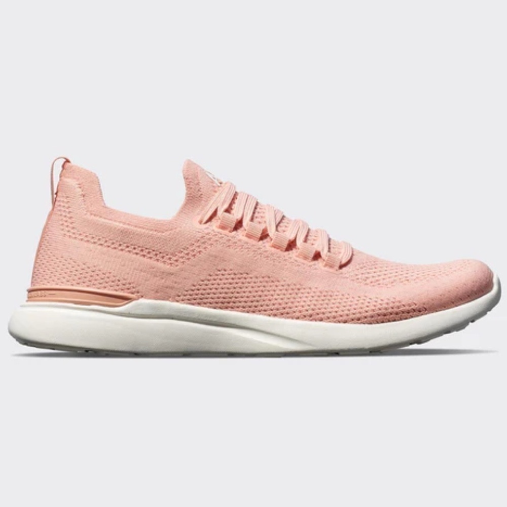 APL WOMEN'S TECHLOOM BREEZE RUNNING SHOE, Blush/Ivory, NWB, 7.5